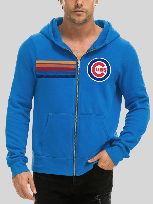 Chicago Cubs 2026 Aviator Nation MLB Zip Hoodie