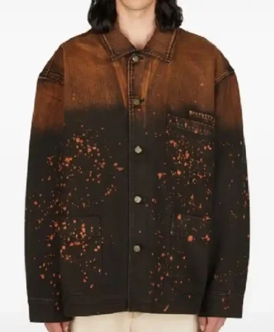 Chris Tungseth American Idol S24 Paint Splash Denim Jacket