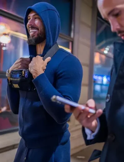 Cobra Blue Tracksuit Andrew Tate Inspired Outfit