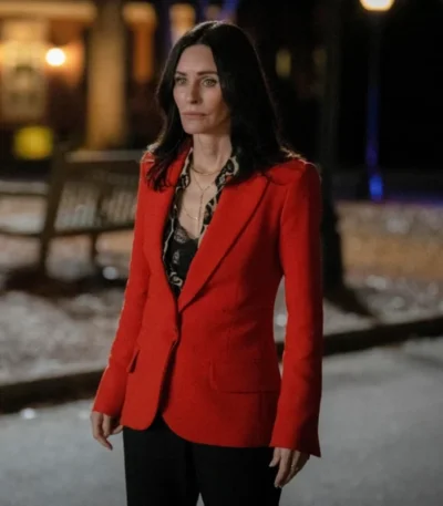 Courteney Cox Scream 7 Red Blazer Jacket