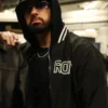 Detroit Pistons Eminem Varsity Jacket