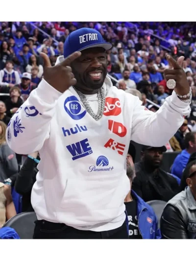 Detroit Pistons x 50 Cent NBA Logo Game Hoodie