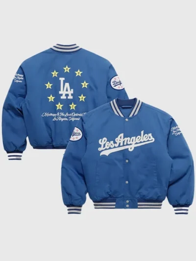 Dodgers Madhappy Royal World Series Varsity Jacket