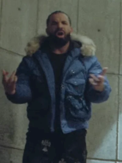 Drake National Treasures Fur Hooded Jacket