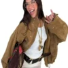 Dua Lipa Brown Suede Jacket LA 2026