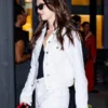 Ella Hunt White Jacket NYC 2026