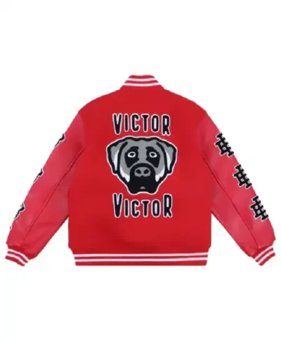 Eric Emanuel x Victor Victor Worldwide Varsity Jacket