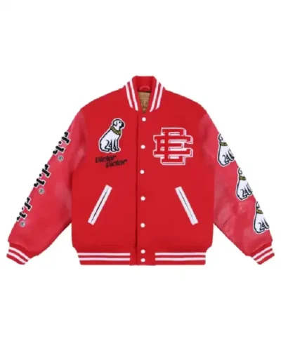 Eric Emanuel x Victor Victor Worldwide Varsity Jacket