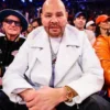 Fat Joe Knicks vs Cavaliers Game 2 White Biker Jacket