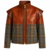 Ferrari Gradient Leather Wool Jacket