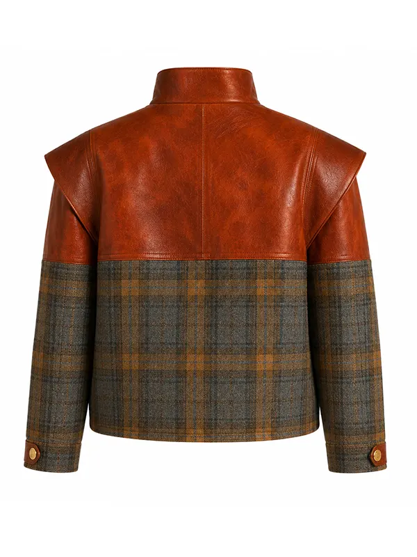 Ferrari Gradient Leather Wool Jacket