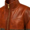 Ferrari Gradient Leather Wool Jacket