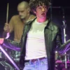 Glastonbury Matty Healy Black Leather Jacket Edition