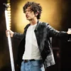 Glastonbury Matty Healy Black Leather Jacket Edition