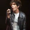 Glastonbury Matty Healy Black Leather Jacket Edition