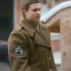 Graeme McComb Timeless Tidings of Joy Brown Wool Coat