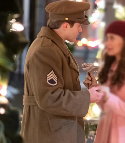 Graeme McComb Timeless Tidings of Joy Brown Wool Coat