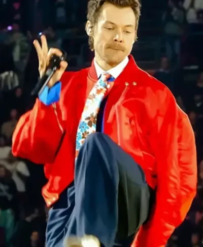 Harry Styles Together-Together Tour Red Jacket