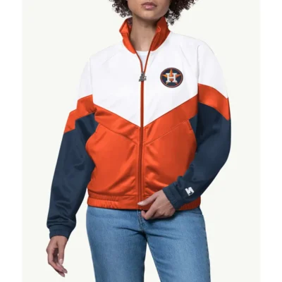 Houston Astros Teamwork Varsity Track Jacket