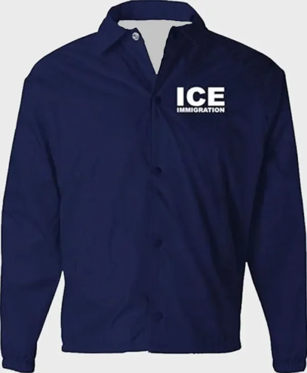 Ice Immigration Windbreaker blue Jacket