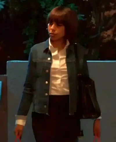 Imperfect Women 2026 Eleanor Blue Denim Jacket