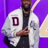 Jackie Robinson Franck Kepnang Varsity Letterman Jacket