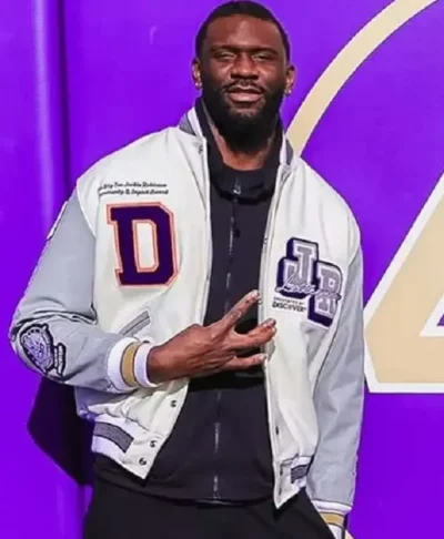 Jackie Robinson Franck Kepnang Varsity Letterman Jacket