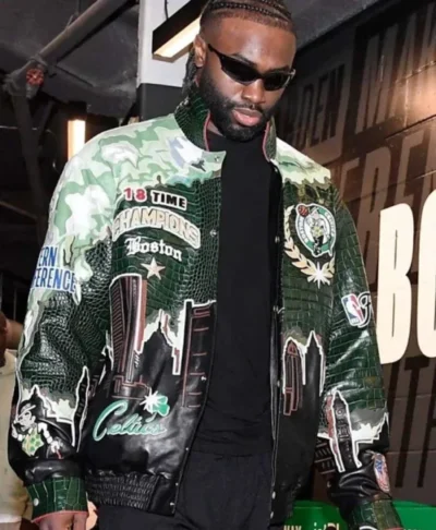 Jaylen Brown 18-Time Champion Jacket