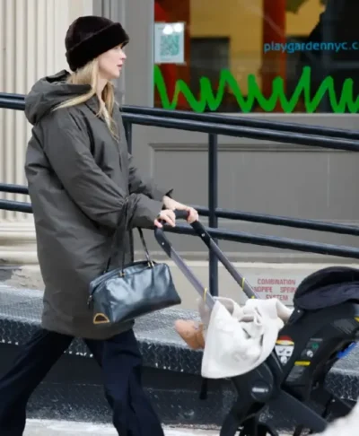 Jennifer Lawrence NYC 2026 Grey Coat