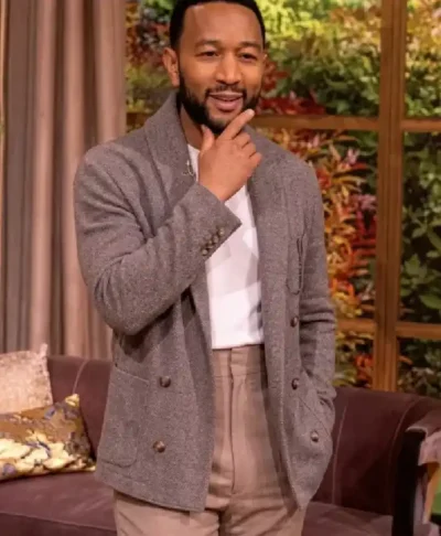 John Legend The View 2026 Knit Cardigan