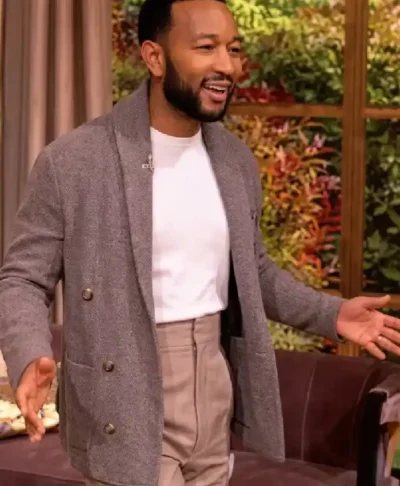 John Legend The View 2026 Knit Cardigan
