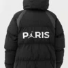Jordan x Paris Saint Germain Black Puffer Jacket