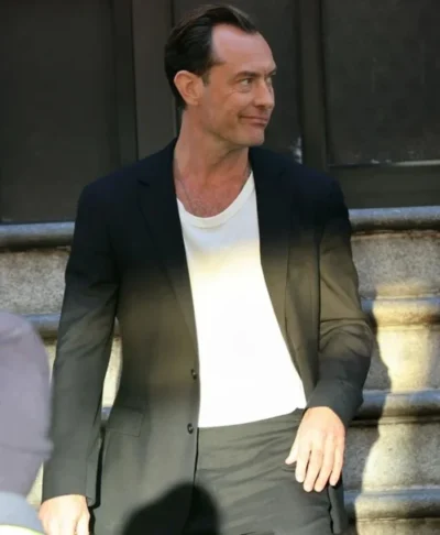 Jude Law Black Rabbit Black Blazer Jacket