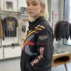 Julia-Sarah-Stone-Off-Campus-S01-Racing-Jacket