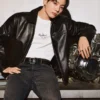 Jungkook x Calvin Klein Leather Jacket