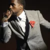 Kanye West 808s Grey Checked Suit