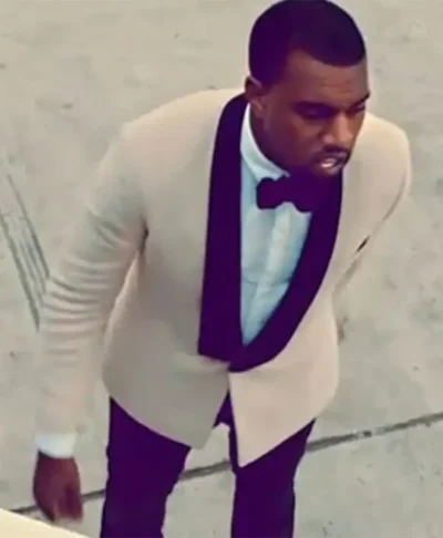 Kanye West Runaway 2026 Beige Tuxedo Look