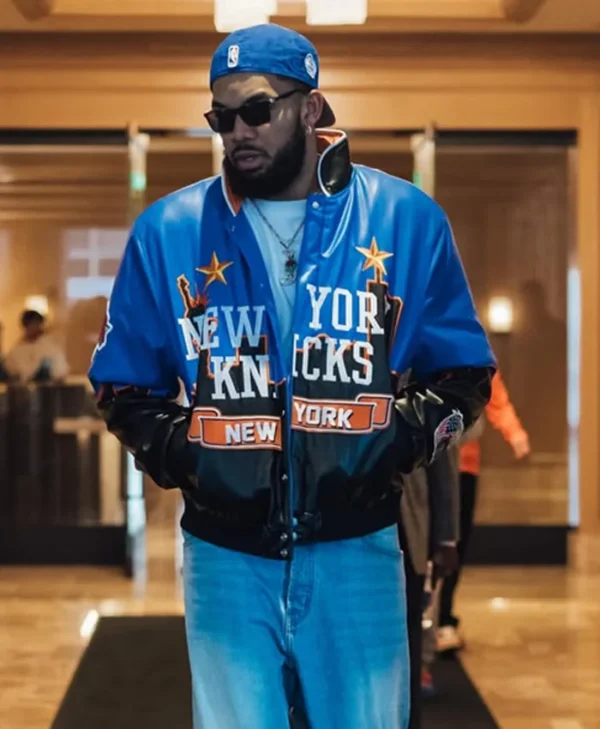 Karl-Anthony Towns Jeff Hamilton NY Knicks Skyline Jacket