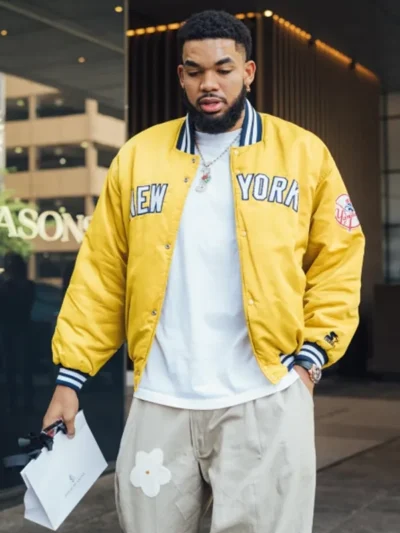 Karl-Anthony Towns New York Knicks Yellow Jacket