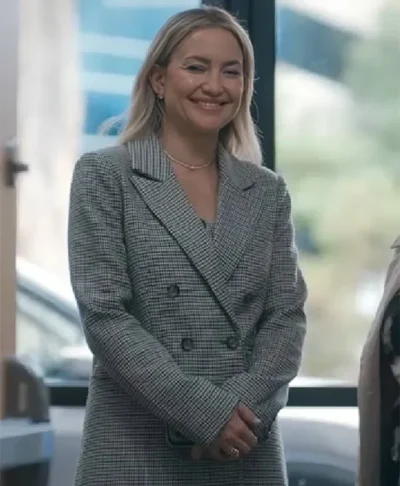 Kate Hudson Running Point S02 Check Blazer