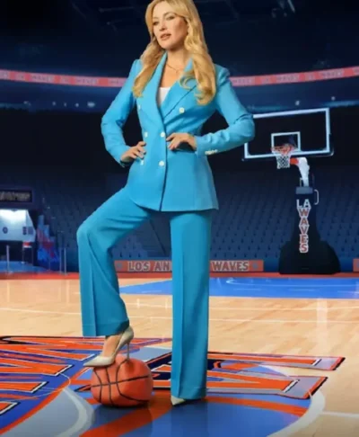 Kate Hudson Running Point Season 2 Blue Blazer Jacket
