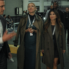 Kate Hudson Running Point Season 2 Dark Brown Wool Coat