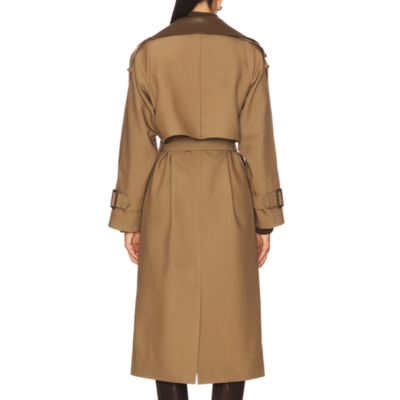 Kate Hudson Running Point Season 2 Dark Brown Wool Coat