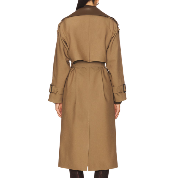 Kate Hudson Running Point Season 2 Dark Brown Wool Coat