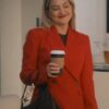 Kate Hudson Running Point Season 2 Red Blazer Jacket