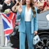 Kate Middleton Italy 2026 Blue Suit