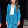 Kate Middleton Italy 2026 Blue Suit