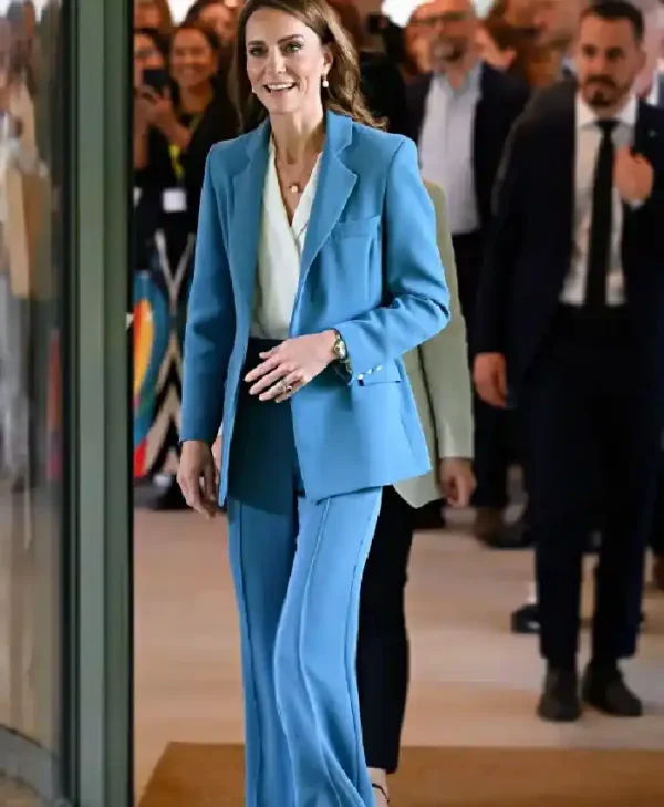 Kate Middleton Italy 2026 Blue Suit