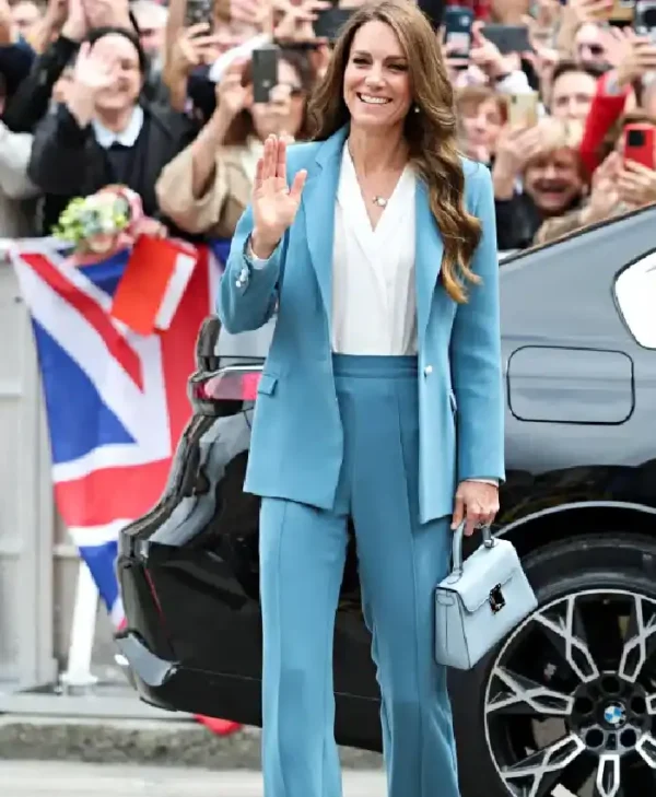 Kate Middleton Italy 2026 Blue Suit
