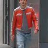 Knicks vs Sixers game Timothee Chalamet Orange Jacket